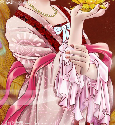古风插画教程《莲花灯》（下）