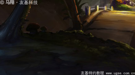 唯美插画教程《童年梦境》(下)